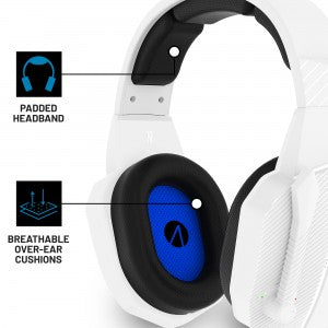 STEALTH Phantom V White NXTech (PS5 – Universal) - Gaming Stereo / Headset