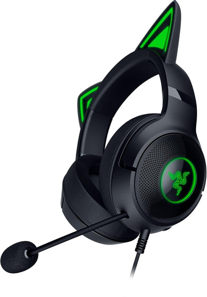 Razer Kraken Kitty V2  - Wired RGB Headset with Kitty Ears - Black