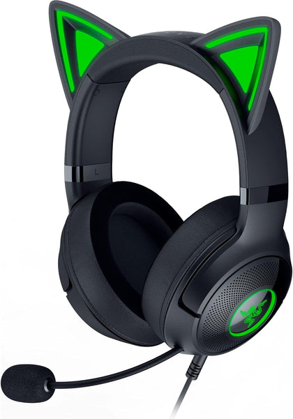 Razer Kraken Kitty V2  - Wired RGB Headset with Kitty Ears - Black