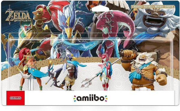 Amiibo 'The Legend of Zelda Collection' - Daruk + Mipha + Revali + Urbosa