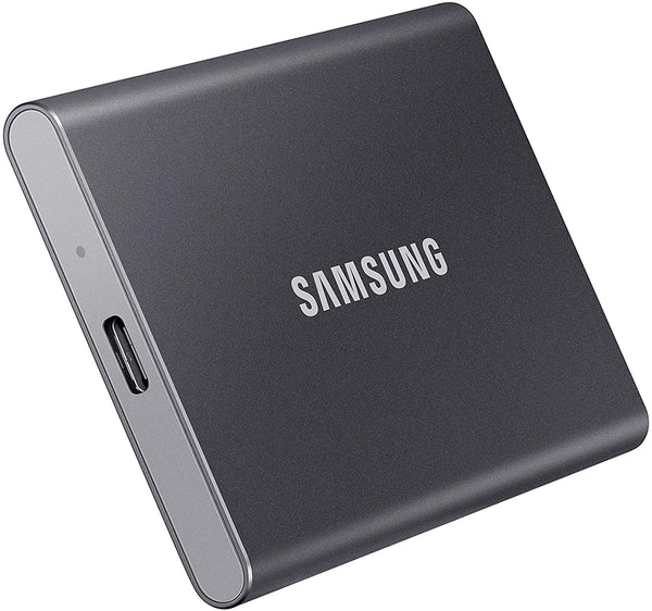 Samsung T7 Portable SSD 1TB (MU-PC1T0T/WW, USB 3.2 Gen.2) - Titanium Grey