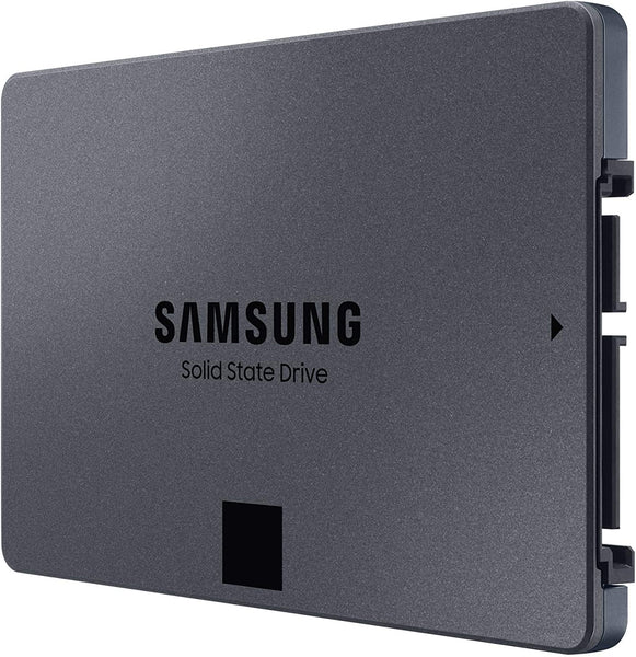 Samsung SSD 870 QVO 1TB (MZ-77Q1T0), SATA 2.5 Inch, Internal Solid State Drive) - Grey