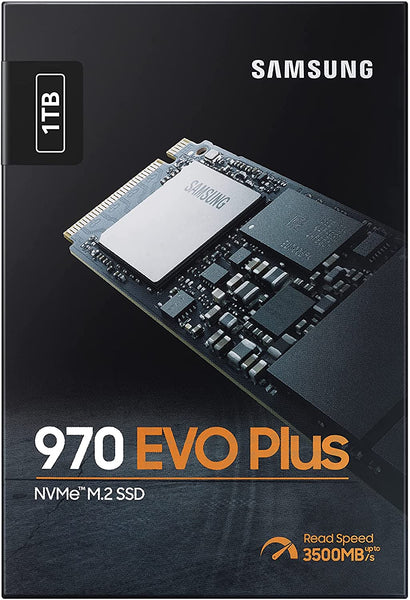 Samsung SSD 970 EVO Plus 1TB (MZ-V7S1T0, PCIe NVMe M.2  Internal Solid State Drive)