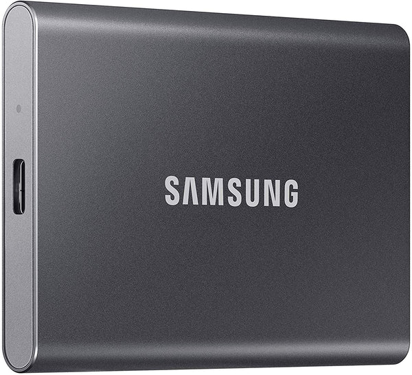 Samsung T7 Portable SSD 1TB (MU-PC1T0T/WW, USB 3.2 Gen.2) - Titanium Grey